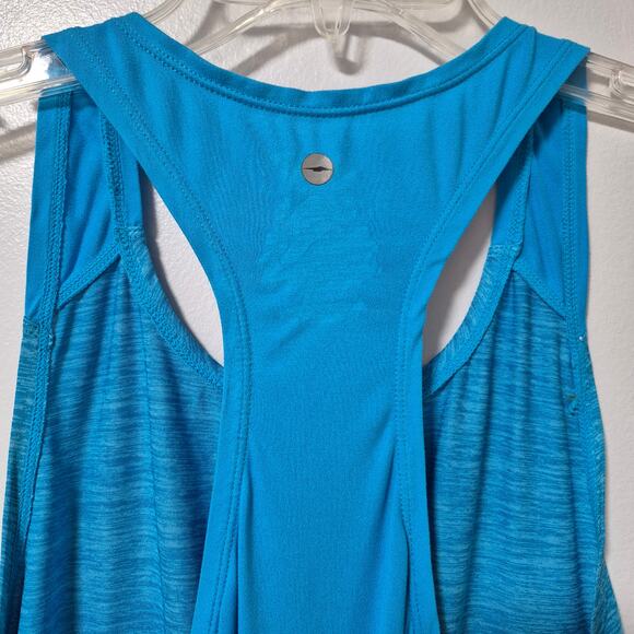 Avia Womens Large Blue Tank Top T-back Round Neckline - Picture 3 of 7